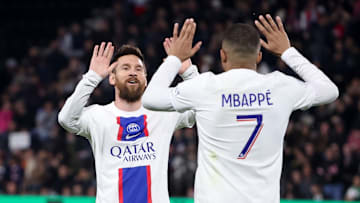 Kylian Mbappé et Lionel Messi, PSG