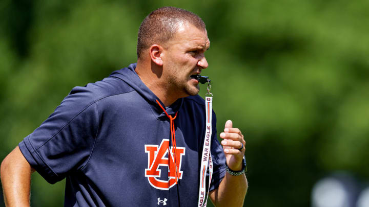 Auburn Tigers special teams coach Tanner Burns likes what he sees in 2024.