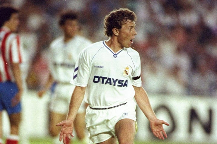 Emilio Butragueno of Real Madrid