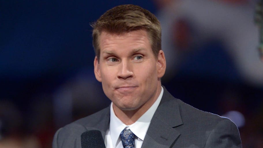 Scott Hanson recently signed a four-year deal to remain host of NFL RedZone. | Kirby Lee-Imagn Images