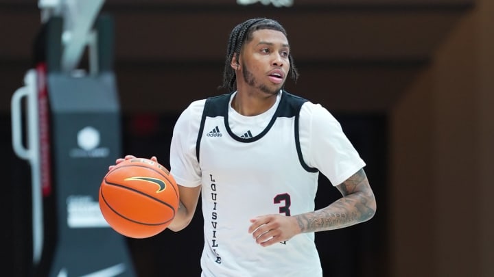 Louisville guard Koren Johnson in the Baha Mar Hoops Summer League