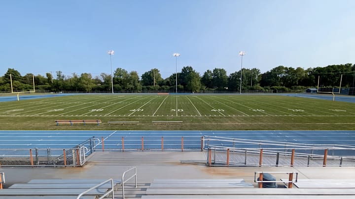 Oneida High School stadium in New York. Oneida High School stadium in New York.