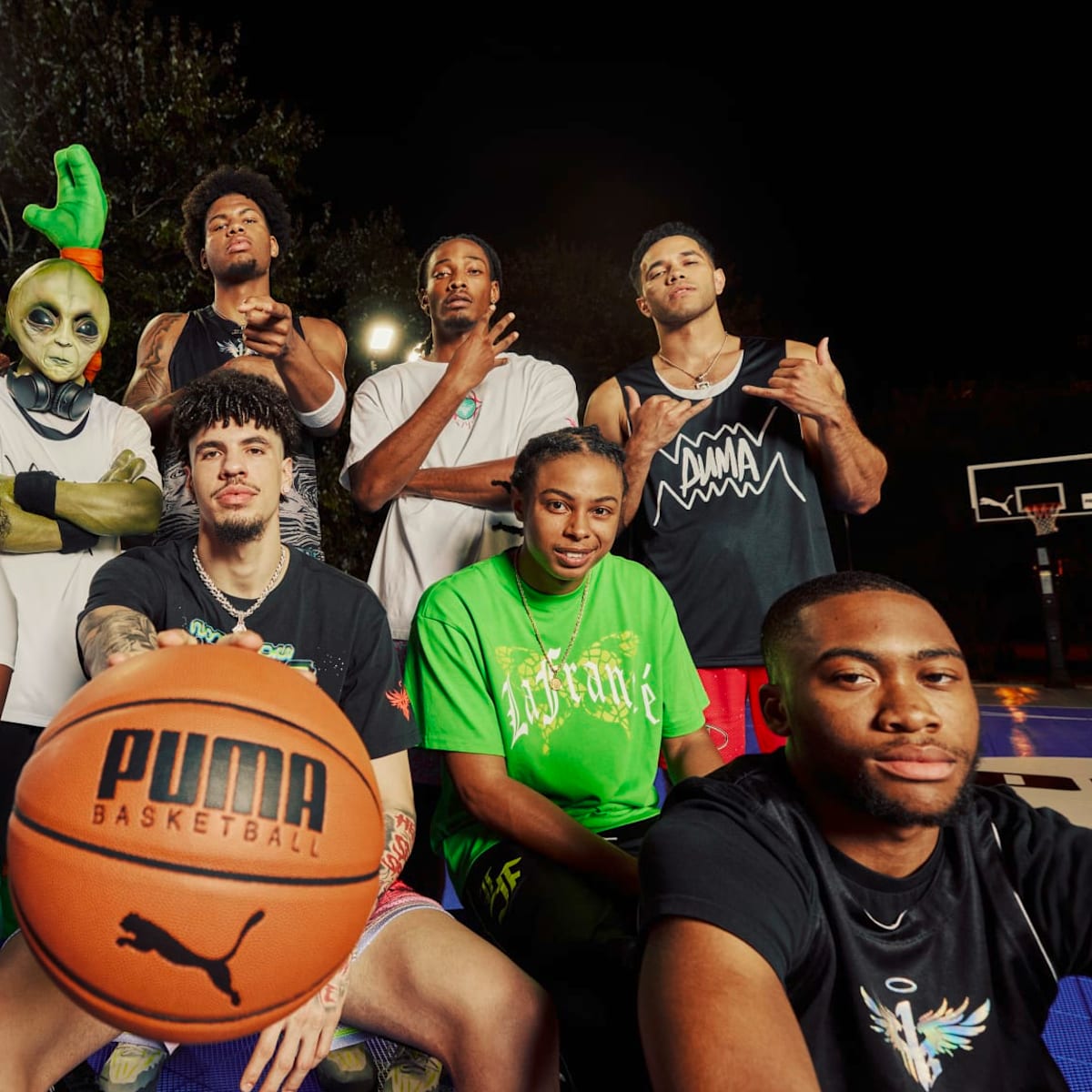 Puma basketball players top