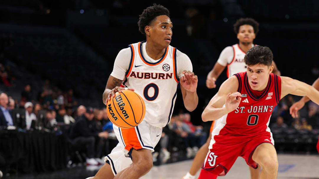 Tahaad Pettiford had a career high 27 points in the Auburn Tigers win over St. John's/