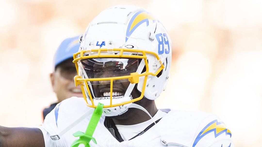 Los Angeles Chargers wide receiver Jalen Reagor Los Angeles Chargers wide receiver Jalen Reagor