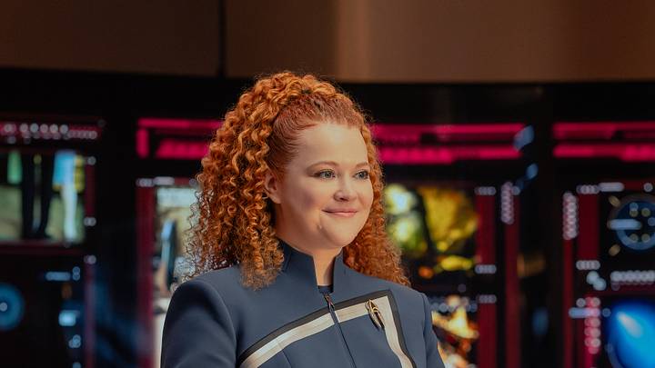 Mary Wiseman as Tilly in season 1, episode 8, of Star Trek: Starfleet Academy streaming on Paramount+. Photo Credit: Brooke Palmer/Paramount+