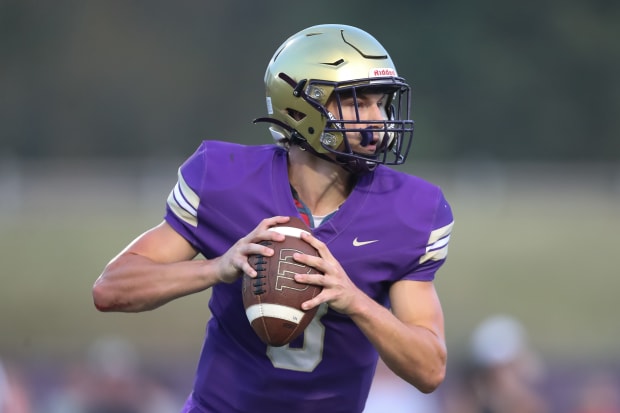 Conway quarterback Grayson Wilson transferred this season from Central Arkansas Christian. 