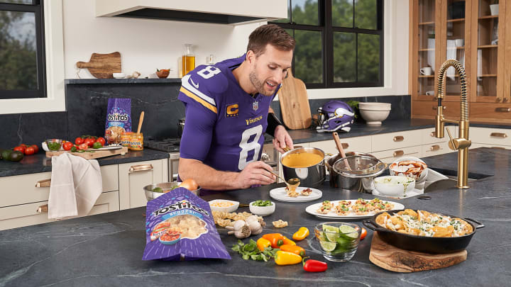 Kirk Cousins ready to serve at Tost by Tostitos in Las Vegas