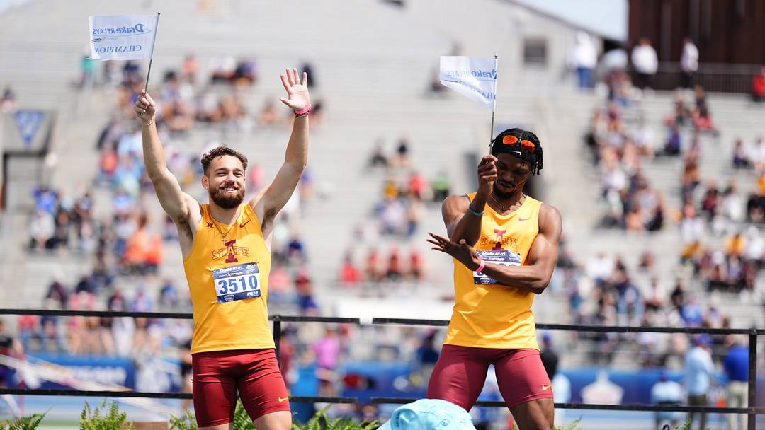 The Iowa State men's track and field team captured the Drake Relays Cup.