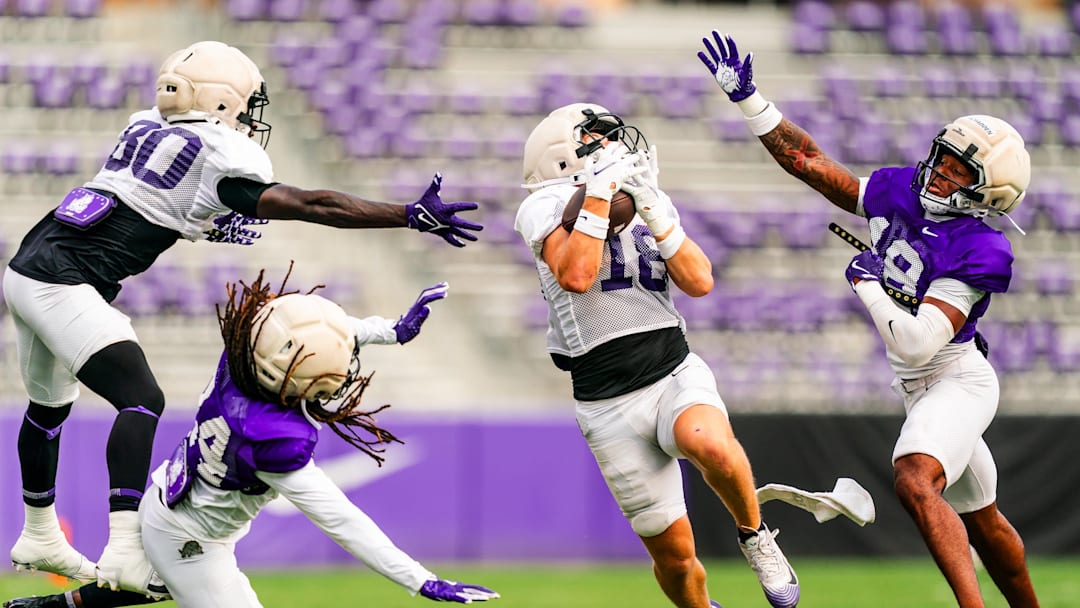 TCU Football Practice 