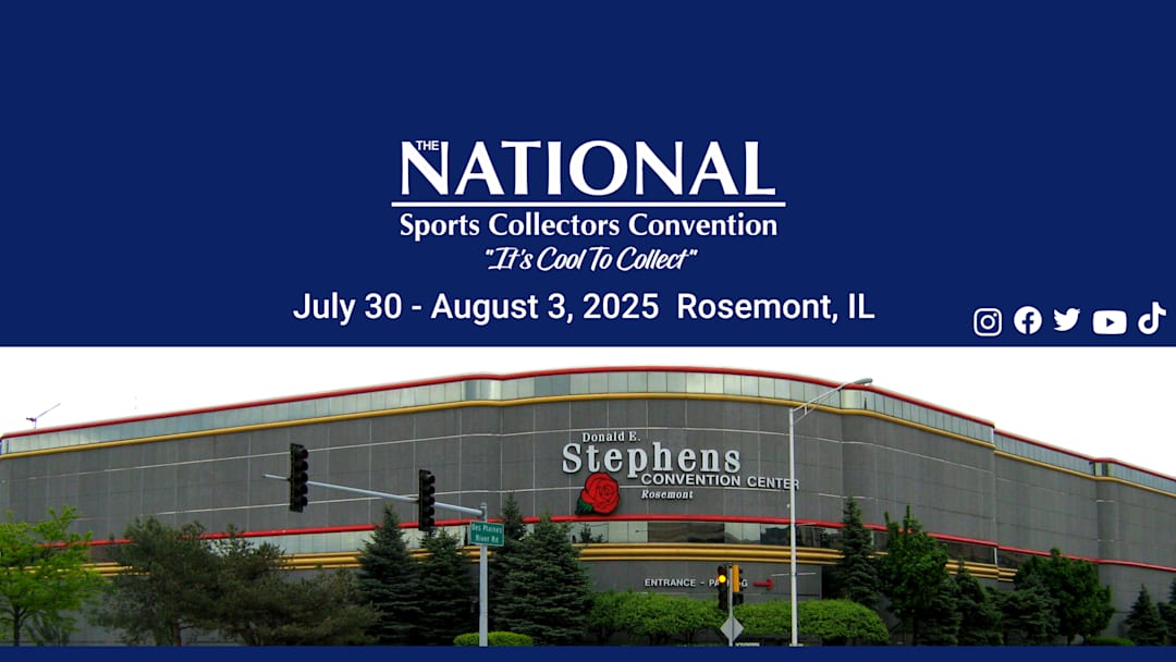 The 45th National Sports Collectors Convention will take place in Rosemont, Illinois July 30-August 3 2025 The 45th National Sports Collectors Convention will take place in Rosemont, Illinois July 30-August 3 2025