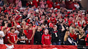 Texas Tech fans get ready for the start of the Big 12 Conference championship football game, Saturday, Nov. 6, 2025, at AT&T Stadium in Arlington.