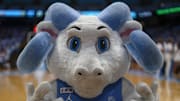 Rameses Jr. at the Blue-White Scrimmage on Oct. 4, 2025