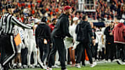 Alabama Head Coach Kalen DeBoer vs. Auburn