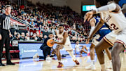 Boston College's Fred Payne looks to pass to a teammate in the first half of Saturday's game against Georgia Tech.