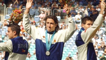 El seleccionado de España subió al podio en los Juegos Olímpicos de Sydney 2000