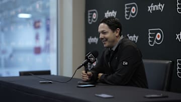 Danny Briere spoke to the media on Tuesday morning ahead of the Philadelphia Flyers training camp.