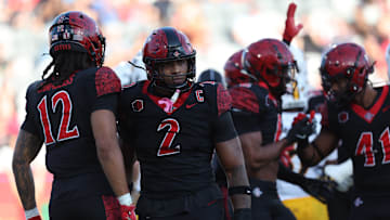 San Diego State Aztecs wide receiver Jordan Napier (2).