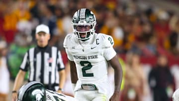 Michigan State QB Aidan Chiles