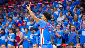 Ole Miss forward Jaemyn Brakefield during the Rebels' showdown with the Auburn Tigers on Saturday.