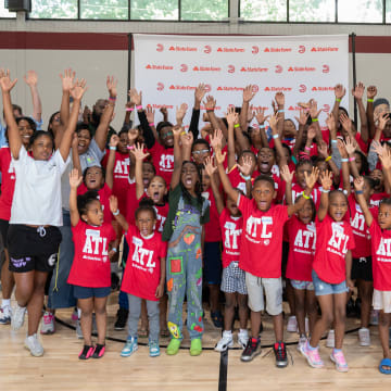 The Atllanta Hawks and State Farm Teach Youth to Garden Sustainably