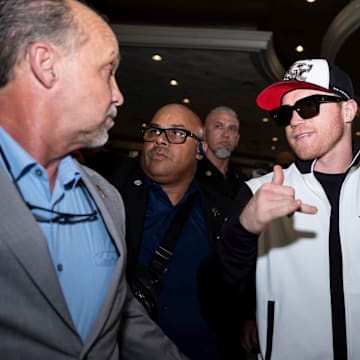 Canelo Alvarez’s grand arrivals in Las Vegas for his title defense