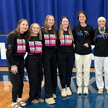 The Remsen St. Mary's girls basketball team returned to the court earlier this week following a serious accident involving players and coaches during the offseason.
