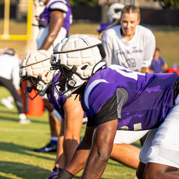 TCU Football practice