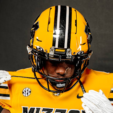 Brendon Haygood on a visit to the University of Missouri.