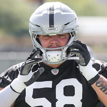 Las Vegas Raiders IOL Jackson Powers-Johnson