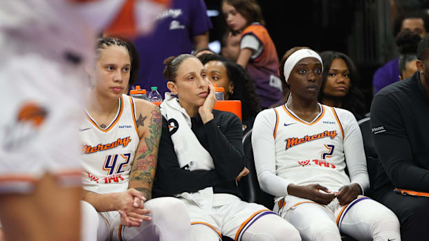 Kahleah Copper, Diana Taurasi, Brittney Grine
