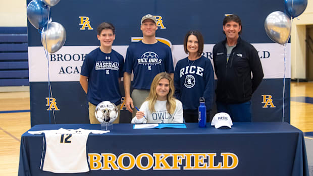 Wisconsin high school girls soccer: Claire Tracy signed a national letter of intent to play soccer for Rice University.
