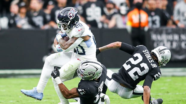 Las Vegas Raiders S Jeremy Chinn, CB Eric Stokes 
