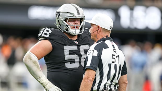 Las Vegas Raiders IOL Jackson Powers-Johnson