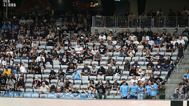 Empty Seats at Allegiant Stadium