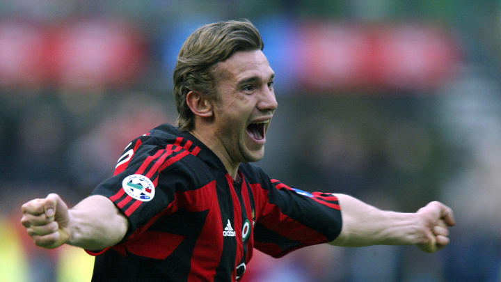 AC Milan forward  Andriy Shevchenko jubi