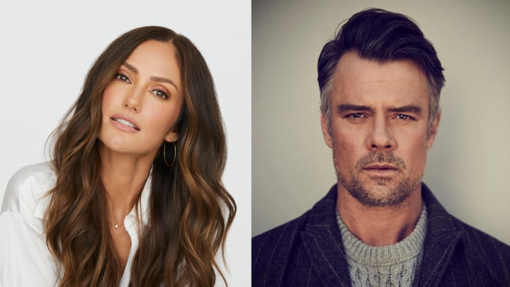 Minka Kelly by Melanie Dunea; Josh Duhamel by John Russo; Images via Netflix