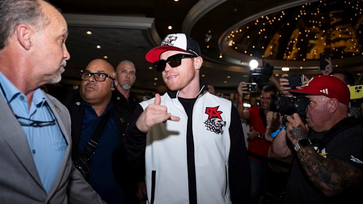 Canelo Alvarez’s grand arrivals in Las Vegas for his title defense