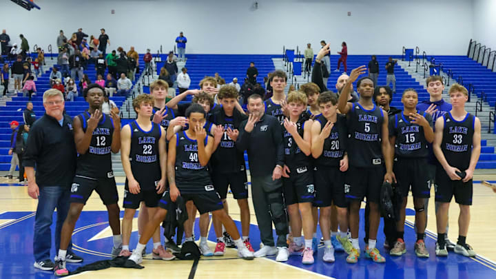 Lake Norman Boys Basketball Wins the Greater Metro Conference Tournament Championship for the third consecutive season (Photo Credit: Lake Norman Basketball/Twitter) Lake Norman Boys Basketball Wins the Greater Metro Conference Tournament Championship for the third consecutive season (Photo Credit: Lake Norman Basketball/Twitter)