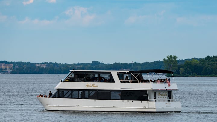 Arabella, a motor yacht on Lake Minnetonka operated by Al & Alma's Supper Club and Charter Cruises out of the Port of Excelsior, Minnesota. The boat hosts group dinner cruises. Arabella, a motor yacht on Lake Minnetonka operated by Al & Alma's Supper Club and Charter Cruises out of the Port of Excelsior, Minnesota. The boat hosts group dinner cruises.