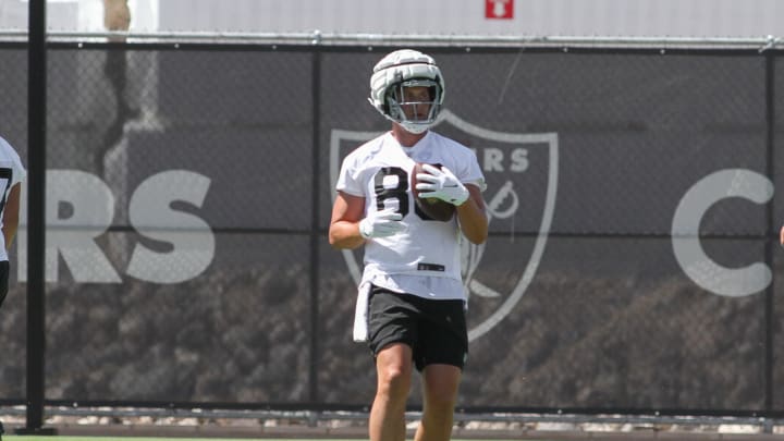 Las Vegas Raiders TE Brock Bowers from OTAs