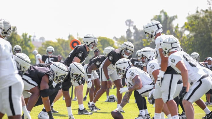 Las Vegas Raiders at Training Camp in Costa Mesa