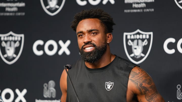 WATCH: Raiders RB Raheem Mostert Speaks Following Training Camp