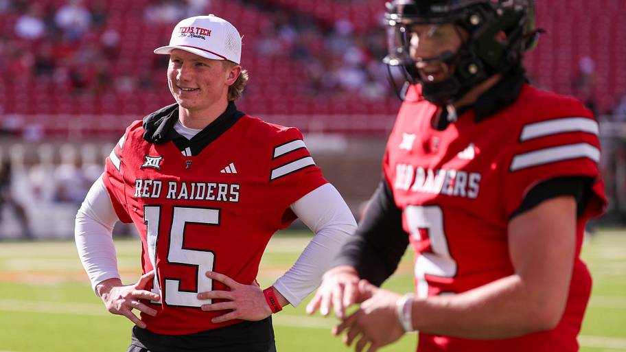 Will Hammond looks on before the Texas Tech football team's spring game