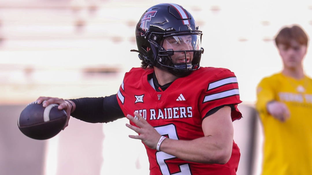 Texas Tech quarterback Brendan Sorsby