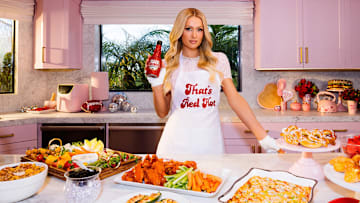 Paris Hilton for Frank's RedHot