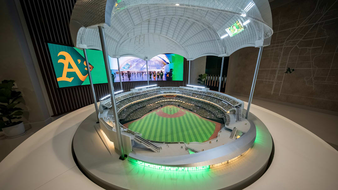 Model of A's Las Vegas Ballpark
