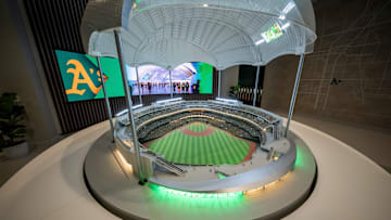 Model of A's Las Vegas Ballpark