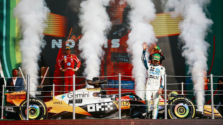 Lando Norris conquistó por primera vez el Gran Premio de México en el Autódromo Hermanos Rodríguez Lando Norris conquistó por primera vez el Gran Premio de México en el Autódromo Hermanos Rodríguez