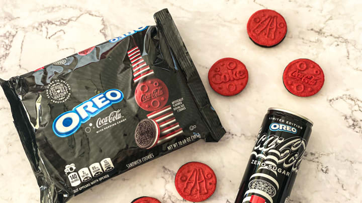 OREO Coca-Cola Sandwich Cookie and Coca-Cola OREO Zero Sugar Limited Edition